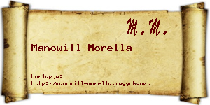 Manowill Morella névjegykártya